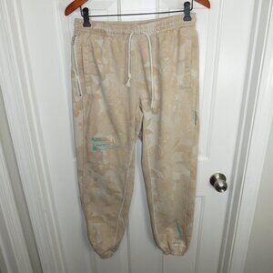 Nike Dri-Fit Standard Issue Basketball Cuffed Sweatpants Floral (DV0016-219) Med